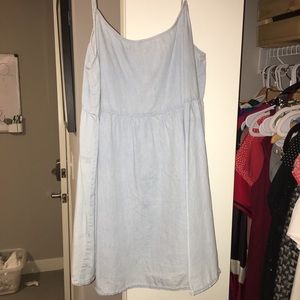 American apparel babydoll light jean dress